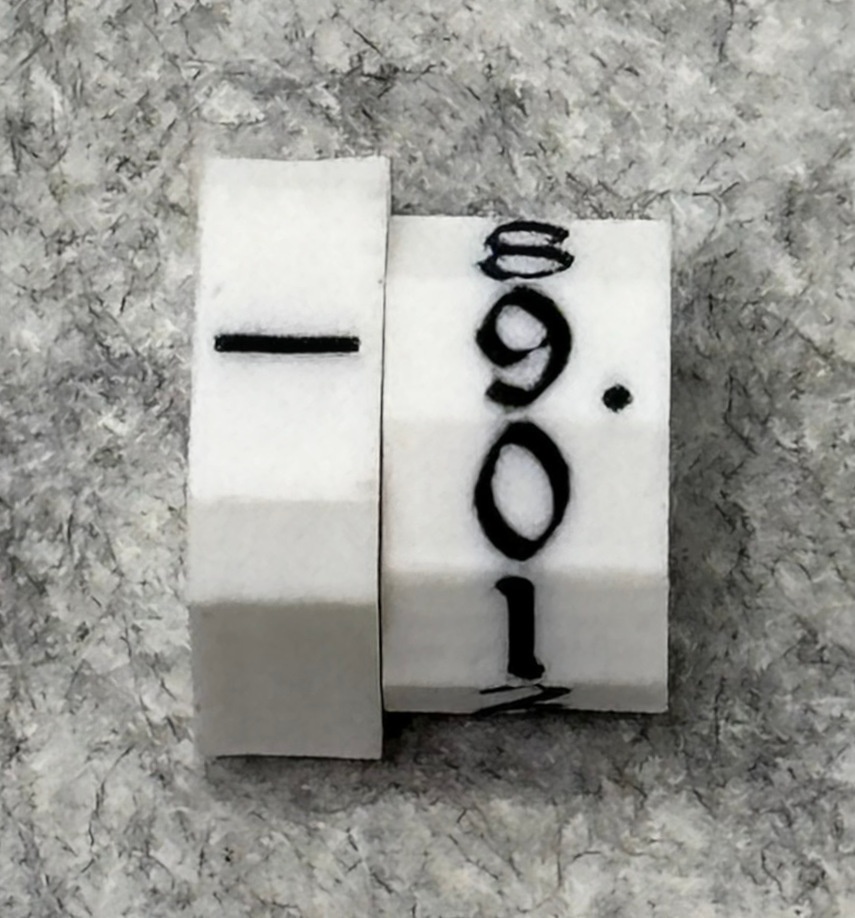 TCGスキルカウンター/1桁表示(ホワイト)