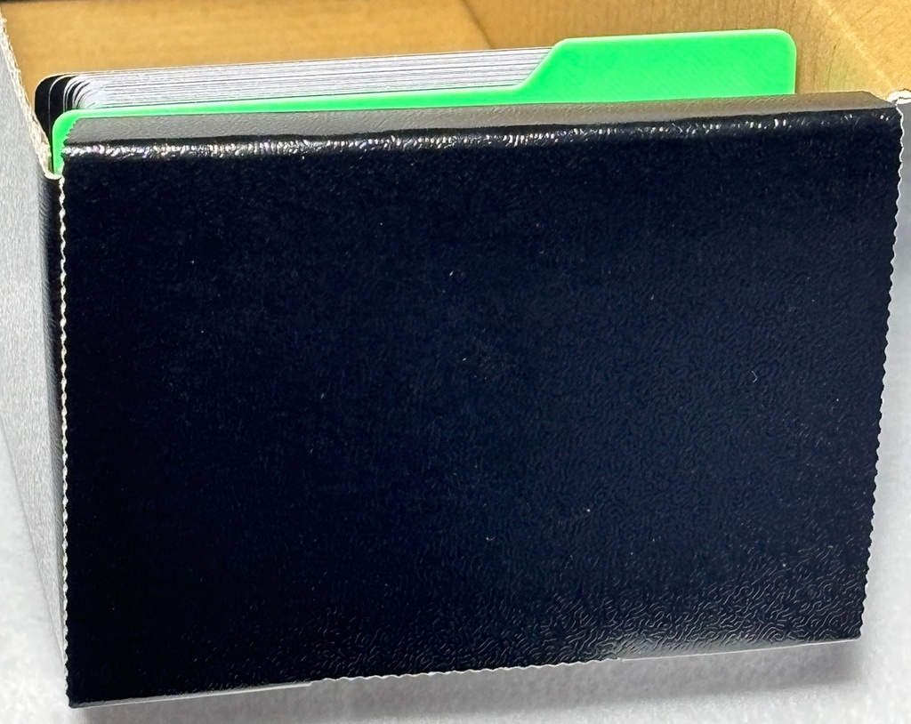 TCG横向きセパレーター/5色セット(白、黒、赤、緑、青)