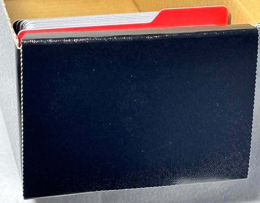 TCG横向きセパレーター/5色セット(白、黒、赤、緑、青)