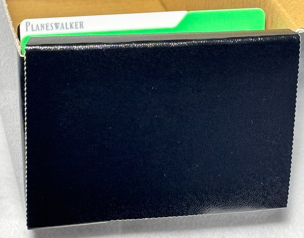 TCG横向きセパレーター/5色セット(白、黒、赤、緑、青)