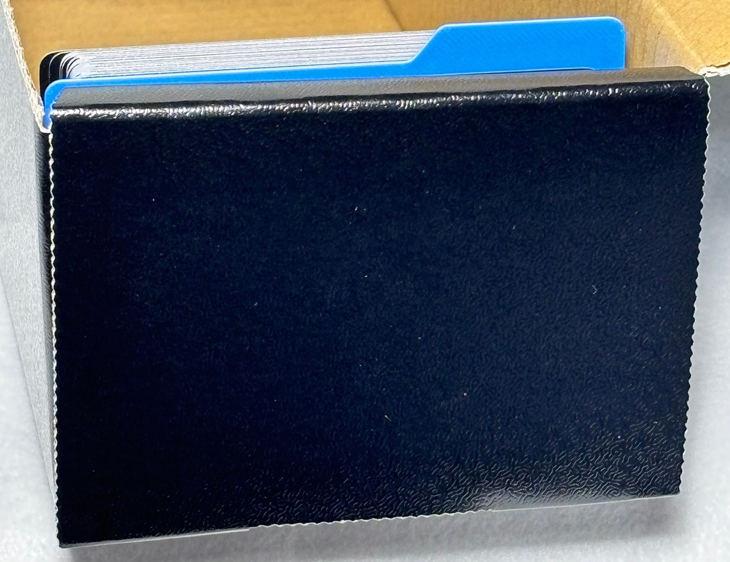 TCG横向きセパレーター/5色セット(白、黒、赤、緑、青)