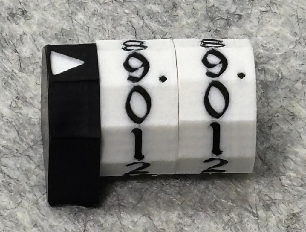 TCGライフカウンター/2桁表示(ブラック)