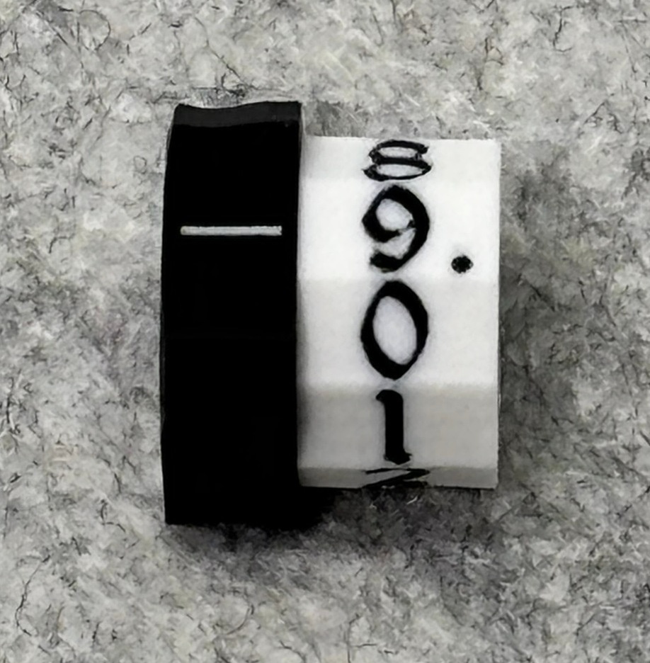 TCGスキルカウンター/1桁表示(ブラック)