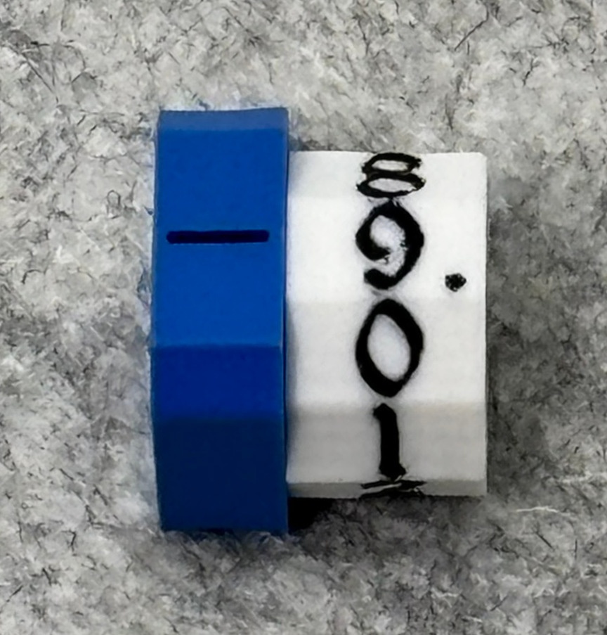 TCGスキルカウンター/1桁表示(ブルー)