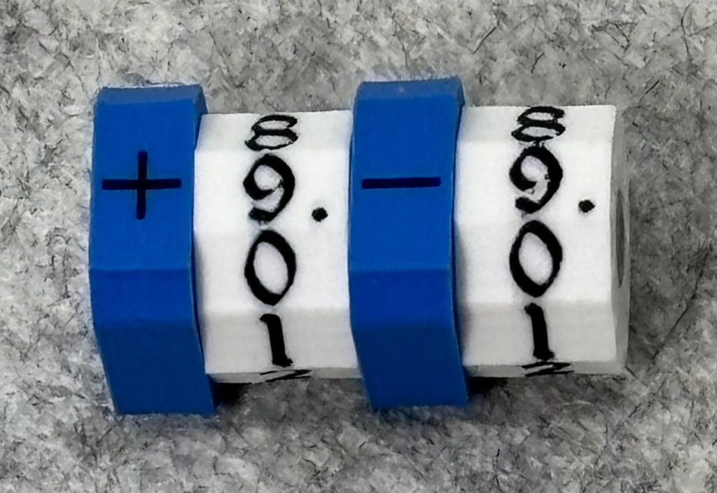 TCGスキルカウンター/1桁表示(ブルー)