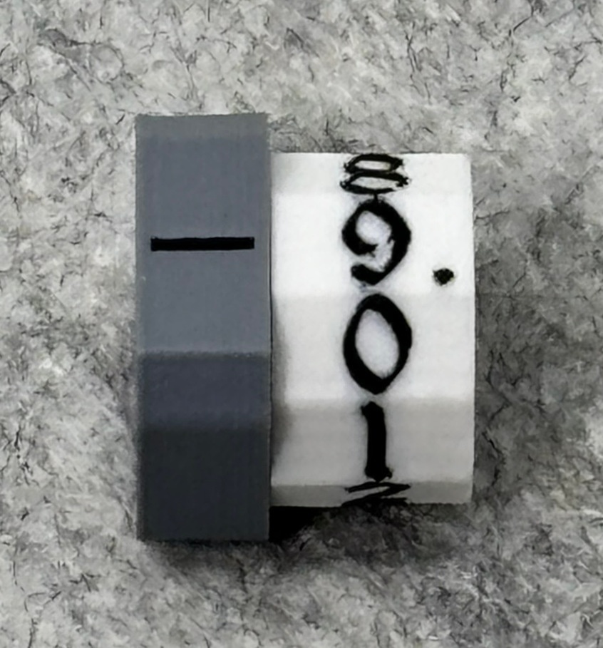 TCGスキルカウンター/1桁表示(グレー)