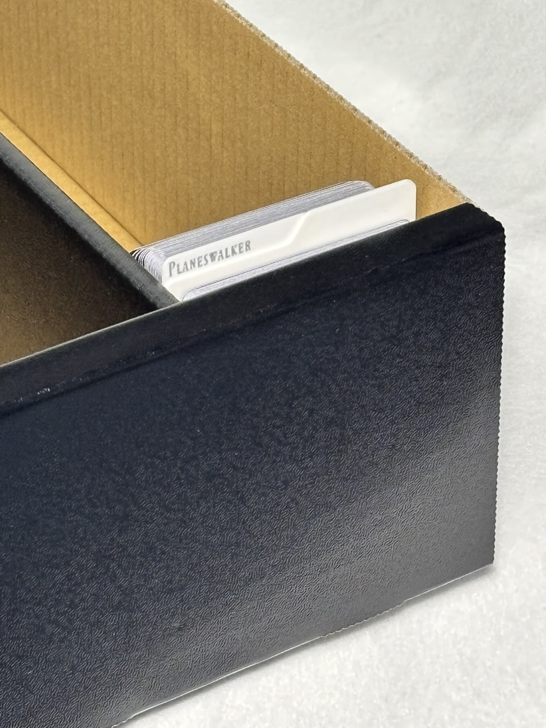 TCG縦向きセパレーター/5色セット(白、黒、赤、緑、青)