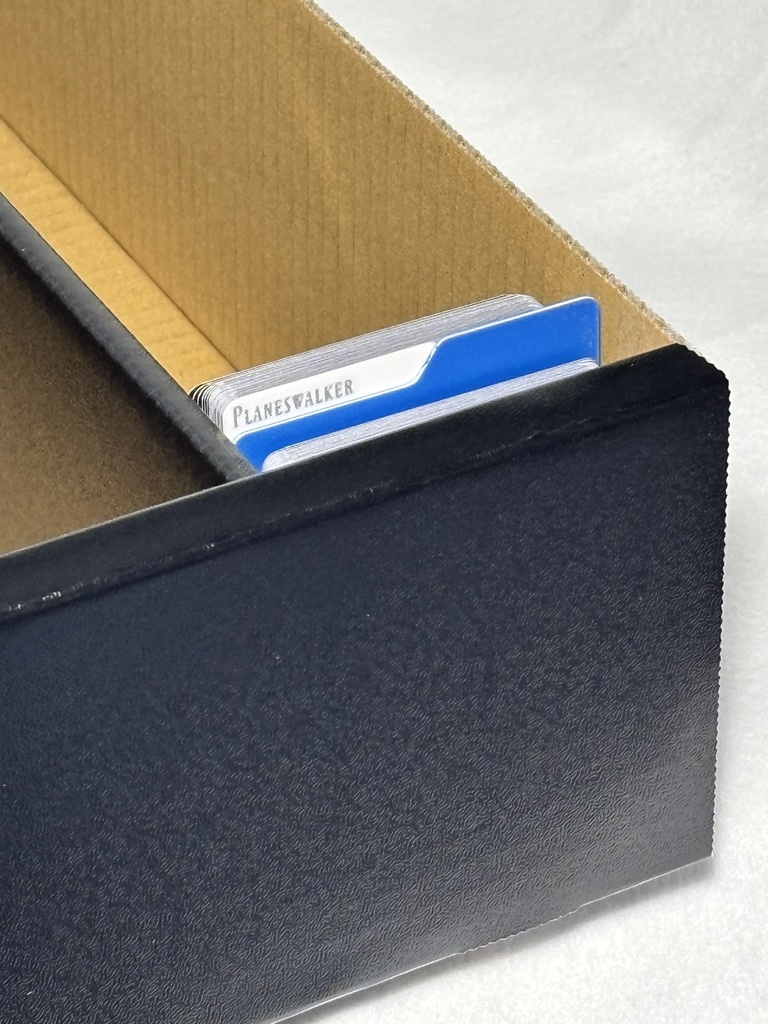 TCG縦向きセパレーター/5色セット(白、黒、赤、緑、青)