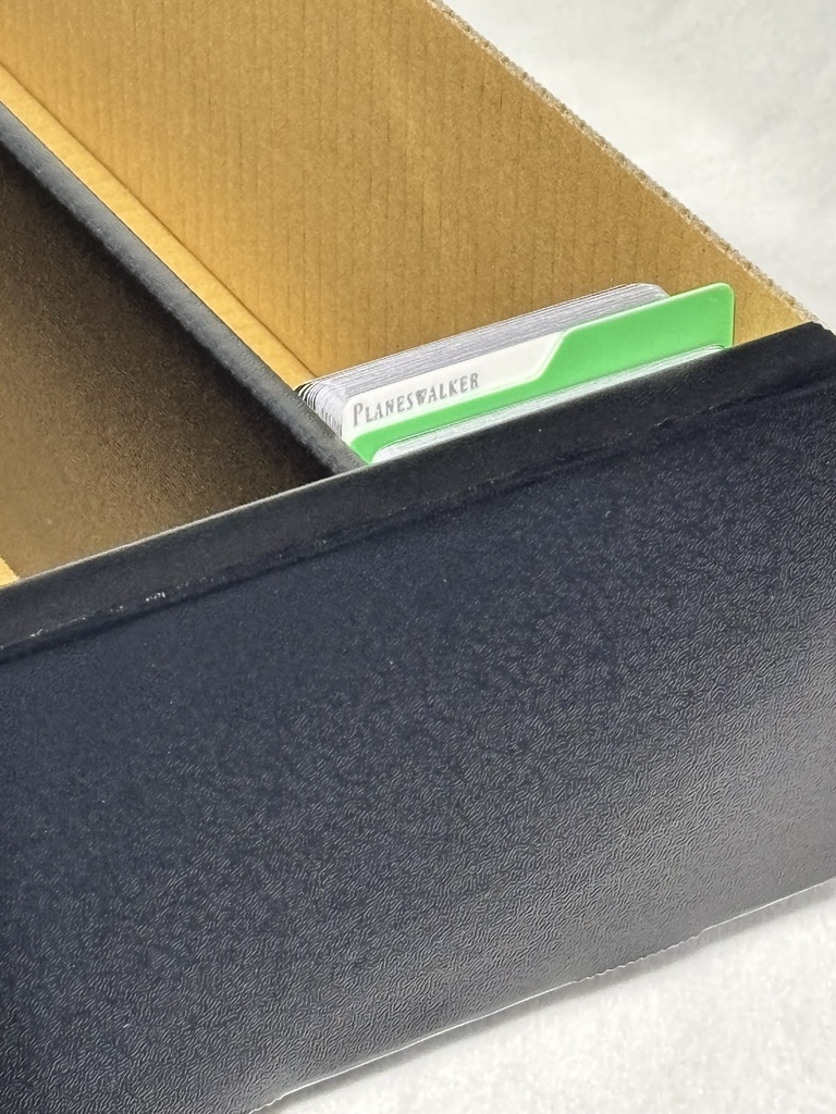 TCG縦向きセパレーター/5色セット(白、黒、赤、緑、青)