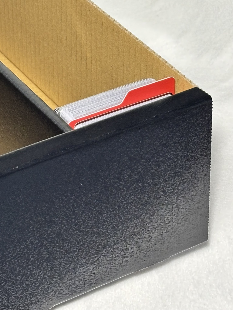 TCG縦向きセパレーター/5色セット(白、黒、赤、緑、青)