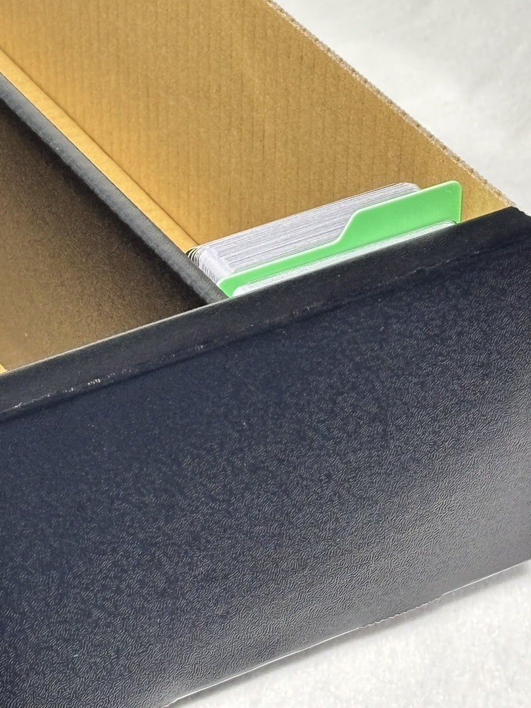 TCG縦向きセパレーター/5色セット(白、黒、赤、緑、青)