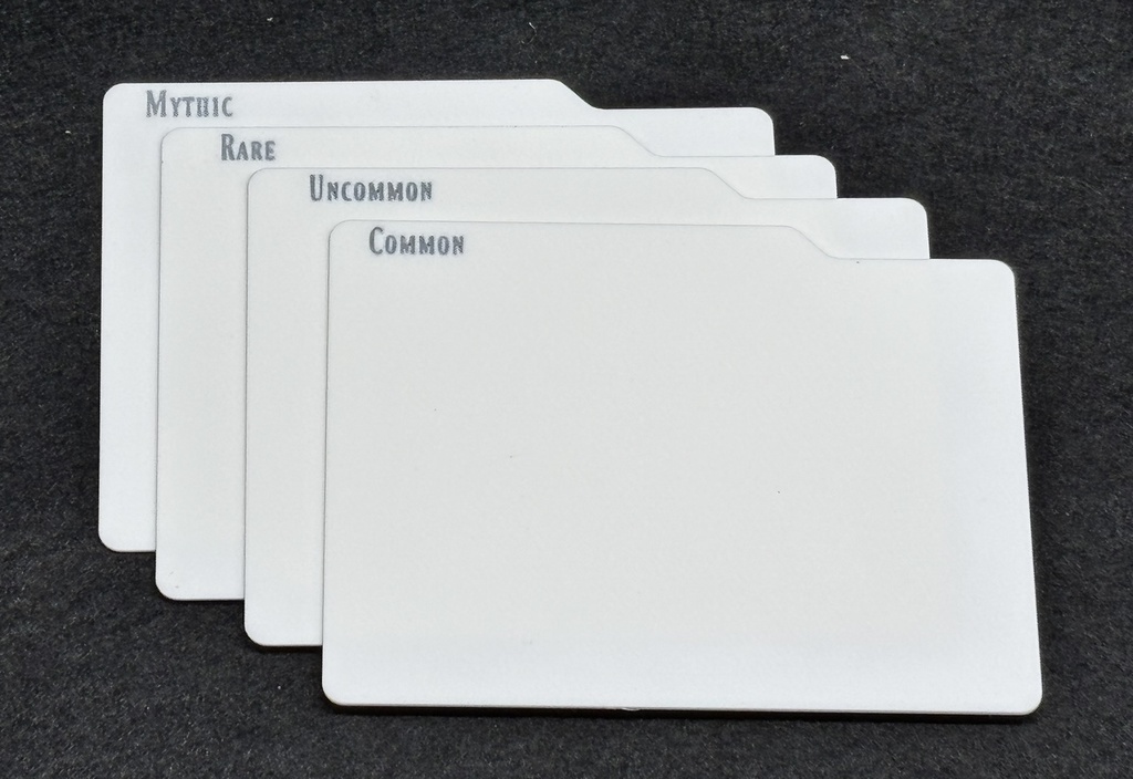 Magic The Gathering 横向き レアリティ別セパレーター