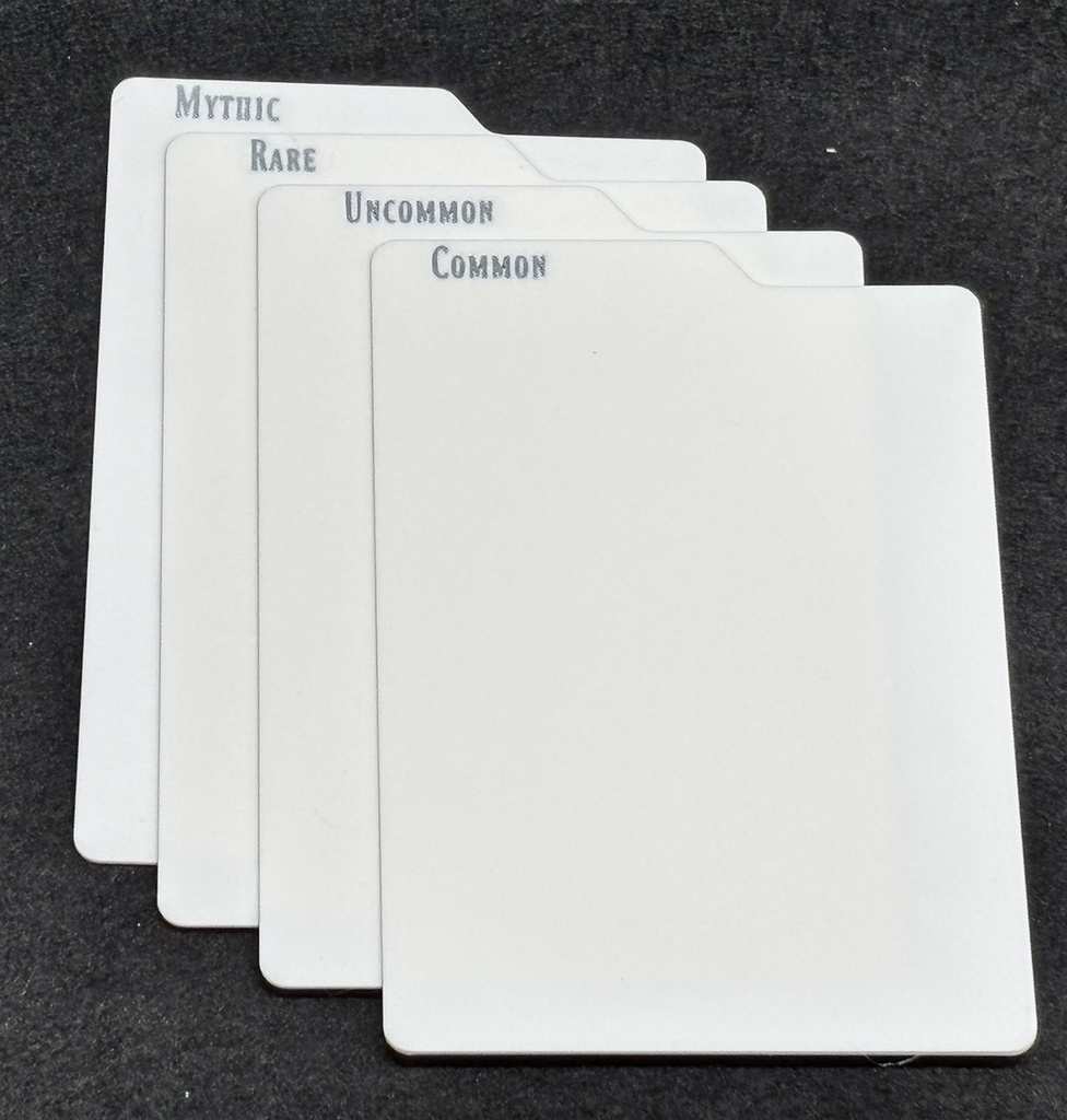 Magic The Gathering 縦向き レアリティ別セパレーター