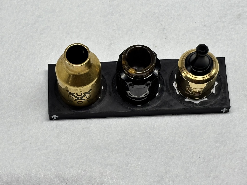 CH風ベープ(アトマイザー)3連スタンド 円形デザインタイプ/510規格対応