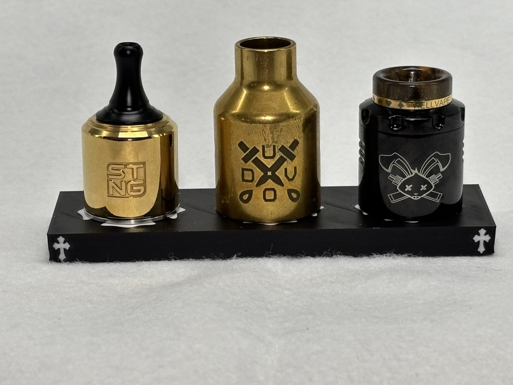 CH風ベープ(アトマイザー)3連スタンド フラットタイプ/510規格対応