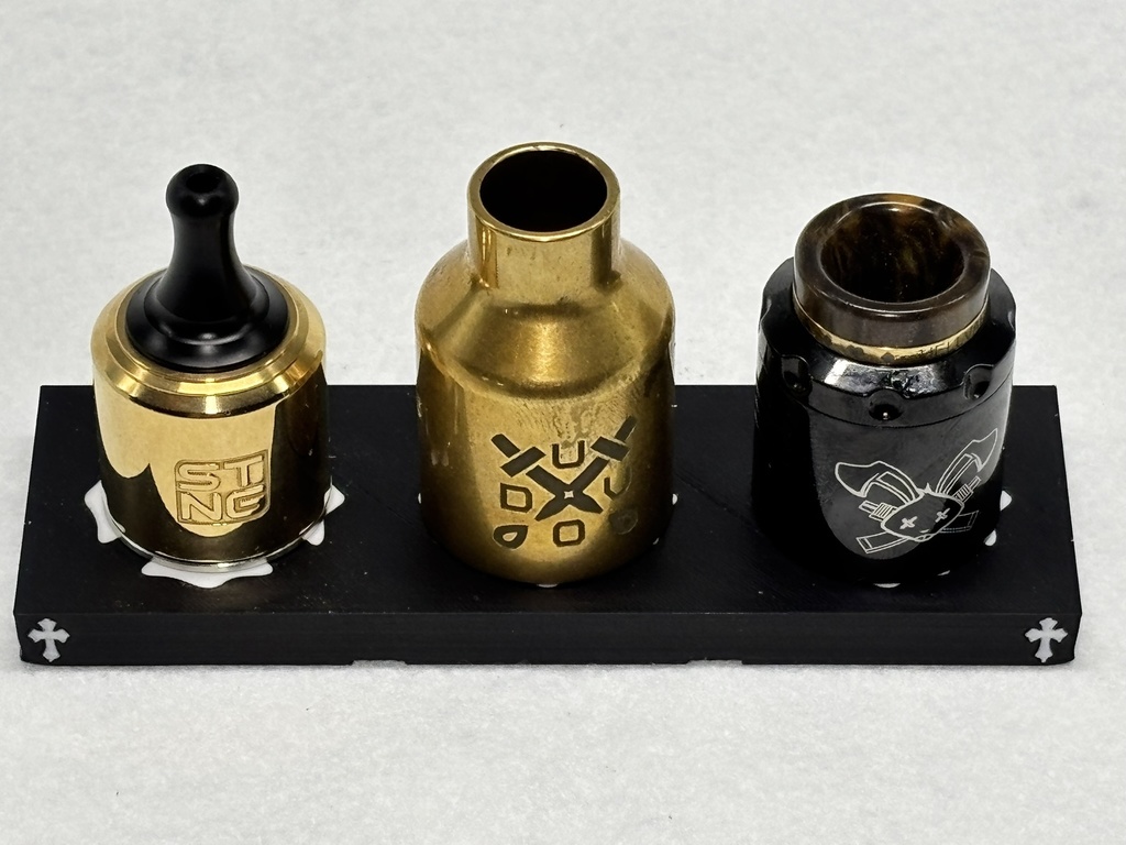 CH風ベープ(アトマイザー)3連スタンド フラットタイプ/510規格対応