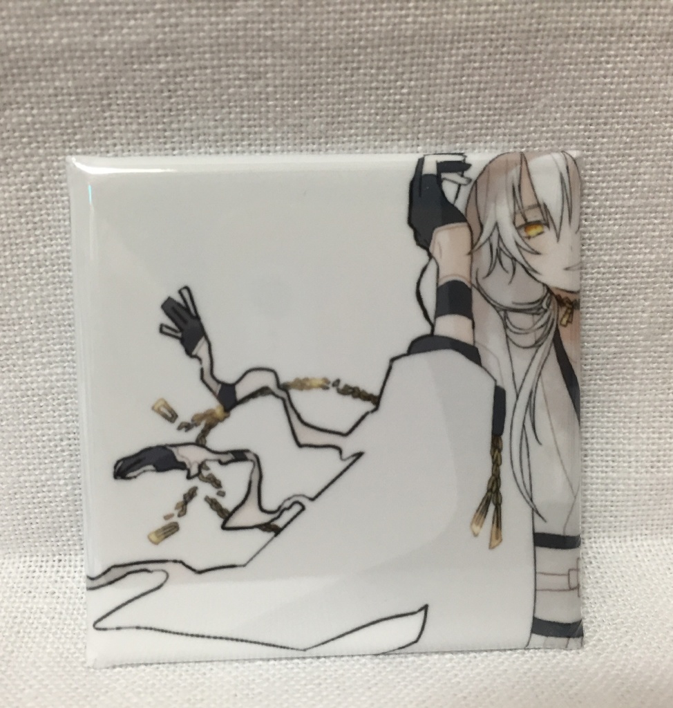 鵺と獅子王と鶴丸の缶バッチ他