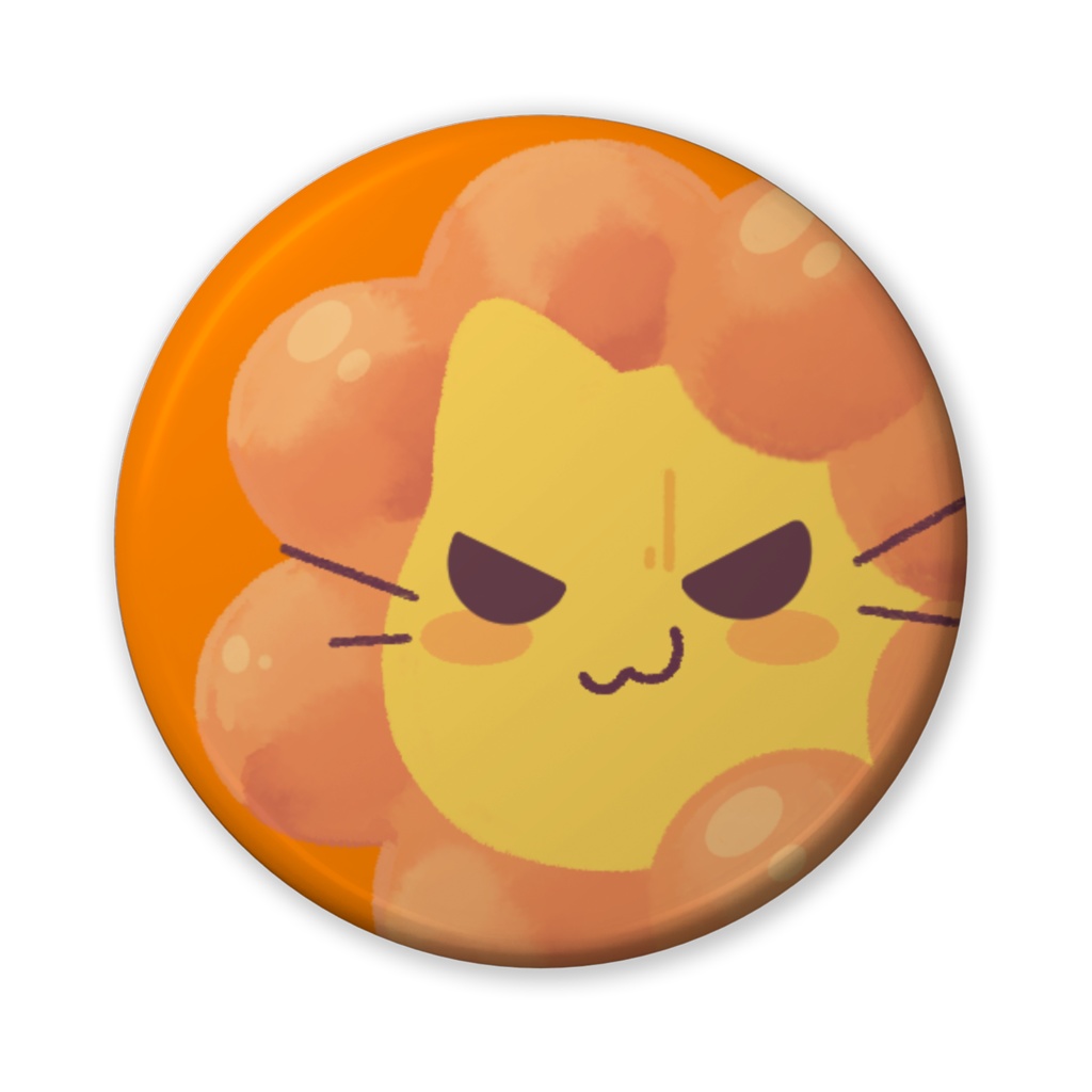 がおがお缶バッジ