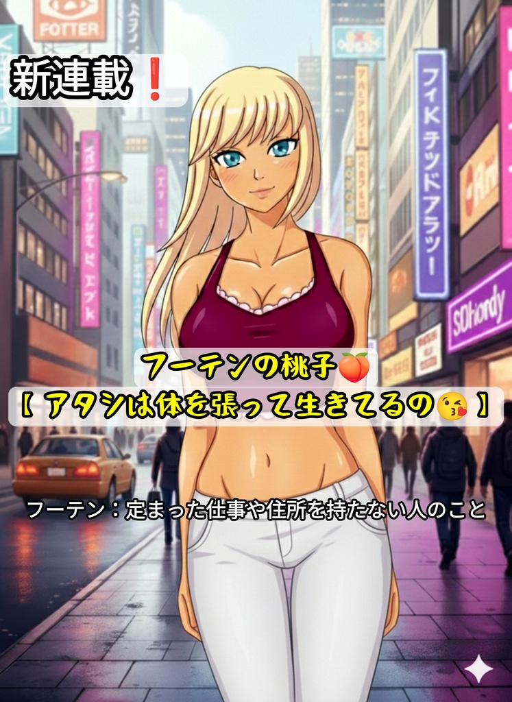 フーテンの桃子🍑 【アタシは体を張って生きてるの😘】