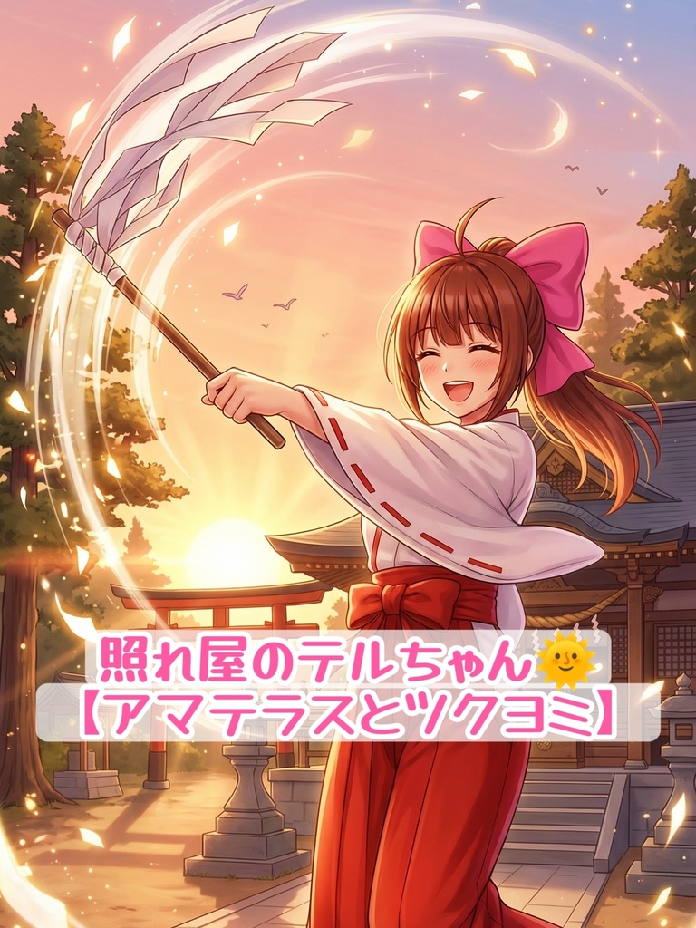 照れ屋のテルちゃん🌞 【アマテラスとツクヨミ】