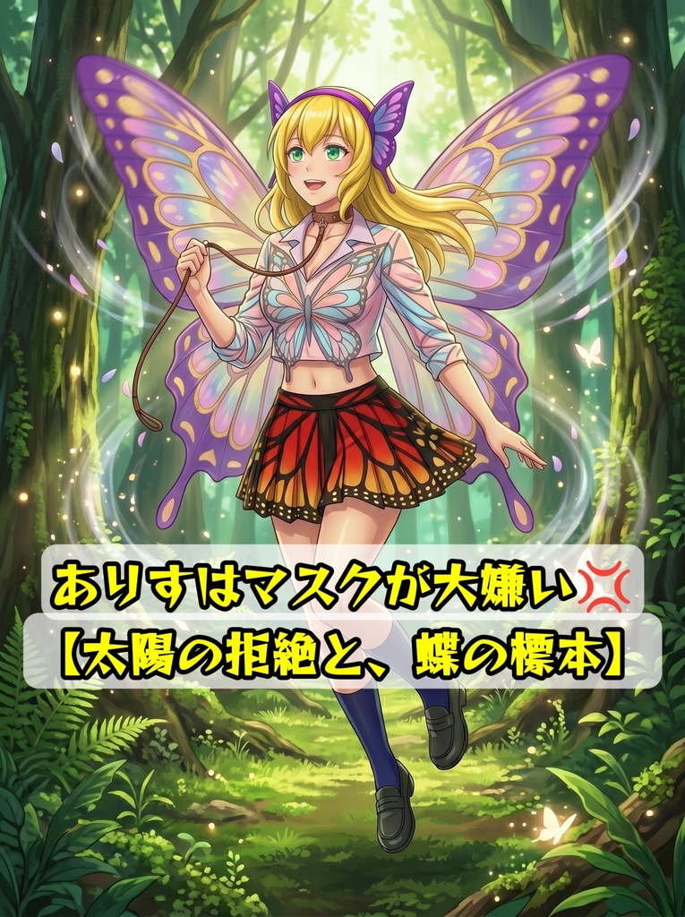 ありすはマスクが大嫌い💢 【太陽の拒絶と、蝶の標本】