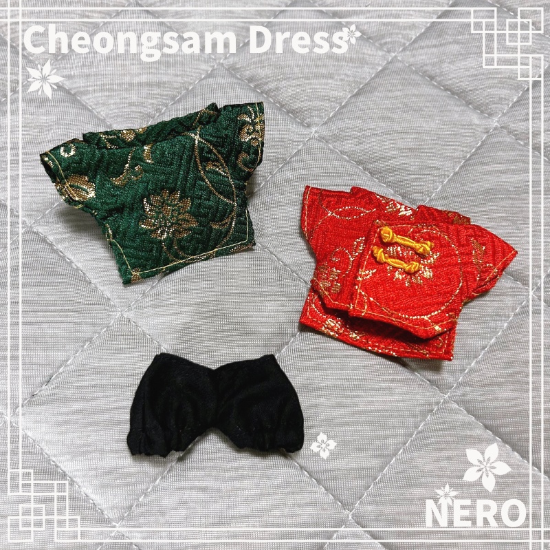 10cmぬい用 チャイナ服