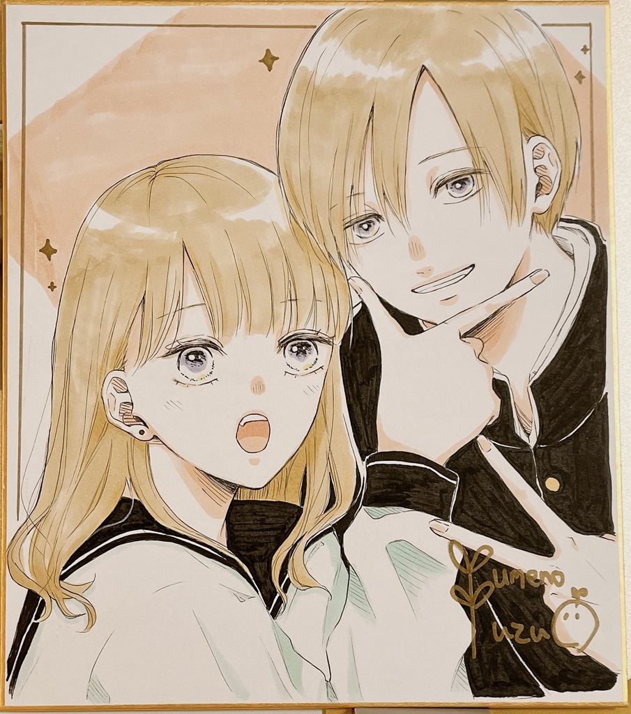 【中色紙原画】兄弟写真🌟