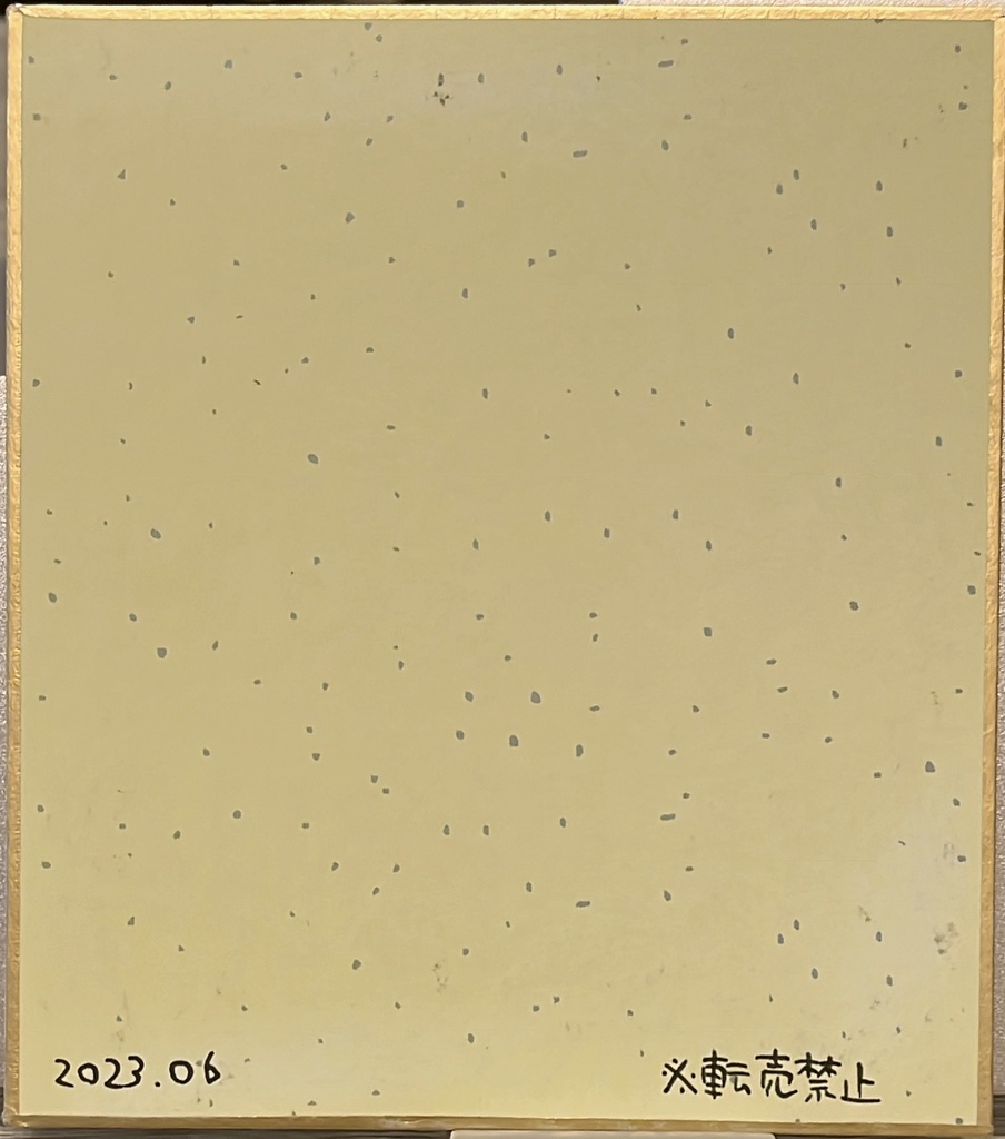 【ミニ色紙原画】🐰と女の子🎀