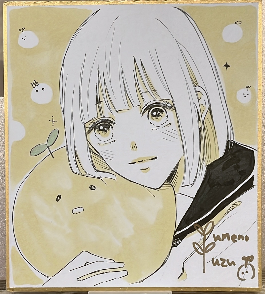 【ミニ色紙原画】🍋とJK🌟