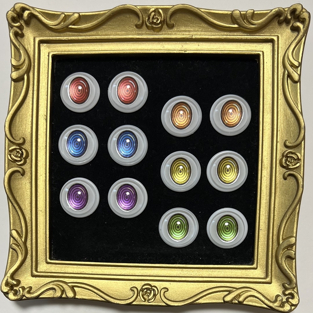 22mm相当 カボションアイ(同心円)