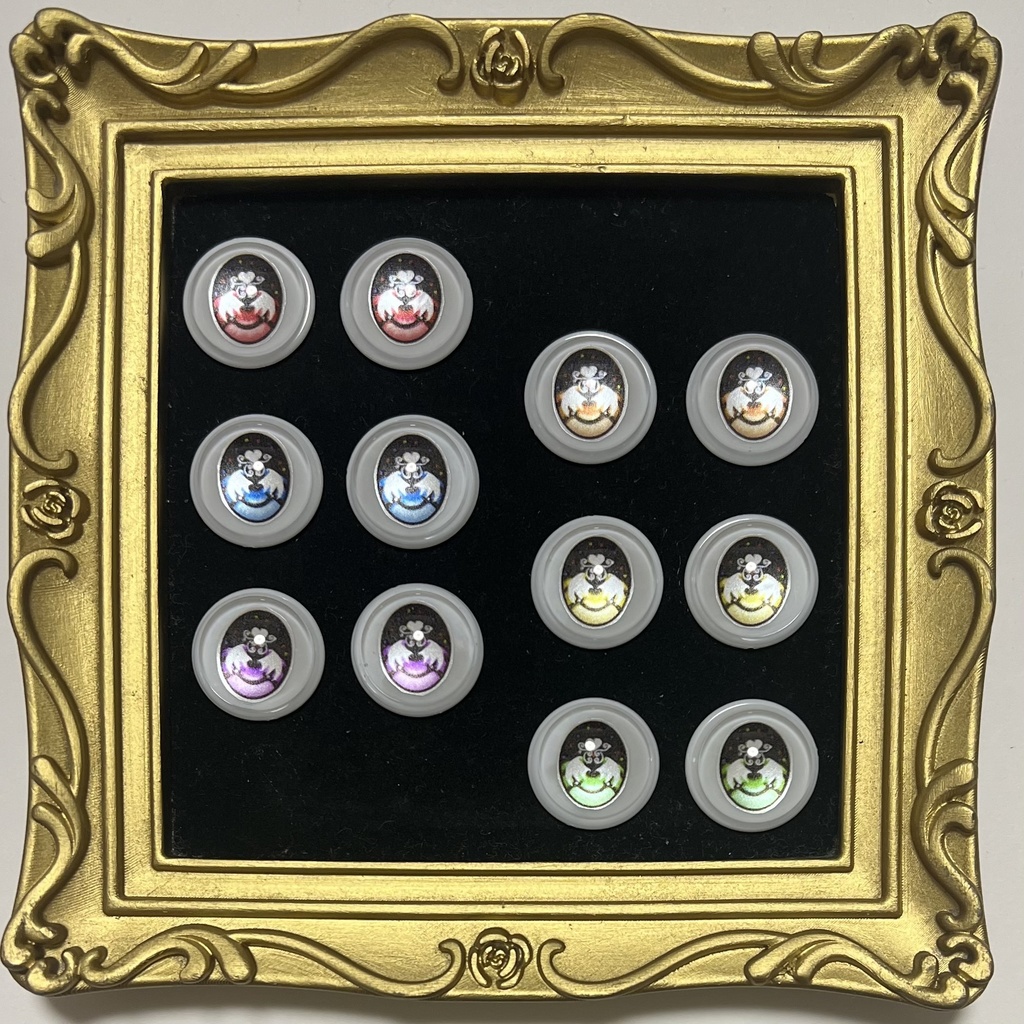 22mm相当 カボションアイ(デビル)