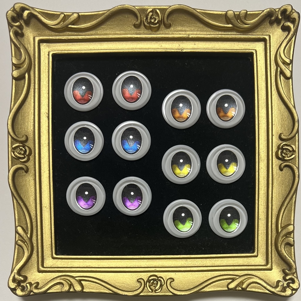 22mm相当 カボションアイ(ジト目)
