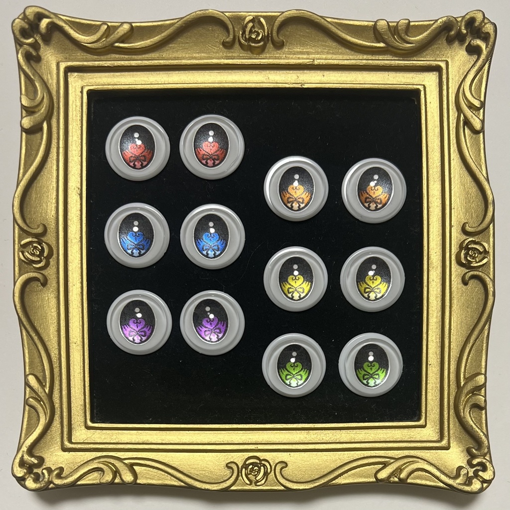 22mm相当 カボションアイ(デコハート)