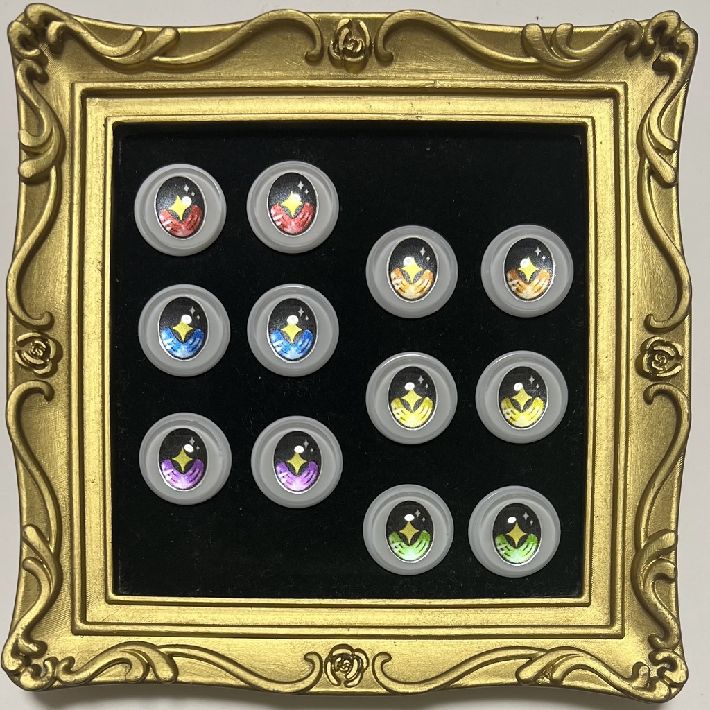 22mm相当 カボションアイ(キラキラver2)