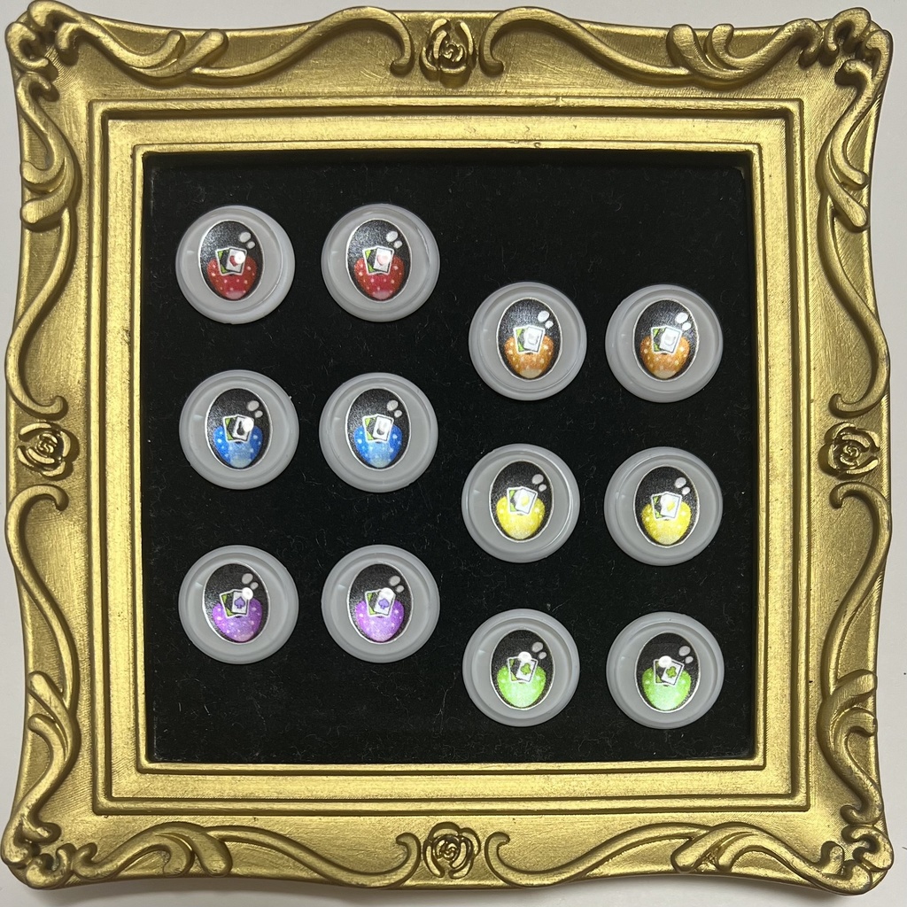 22mm相当 カボションアイ(カード)