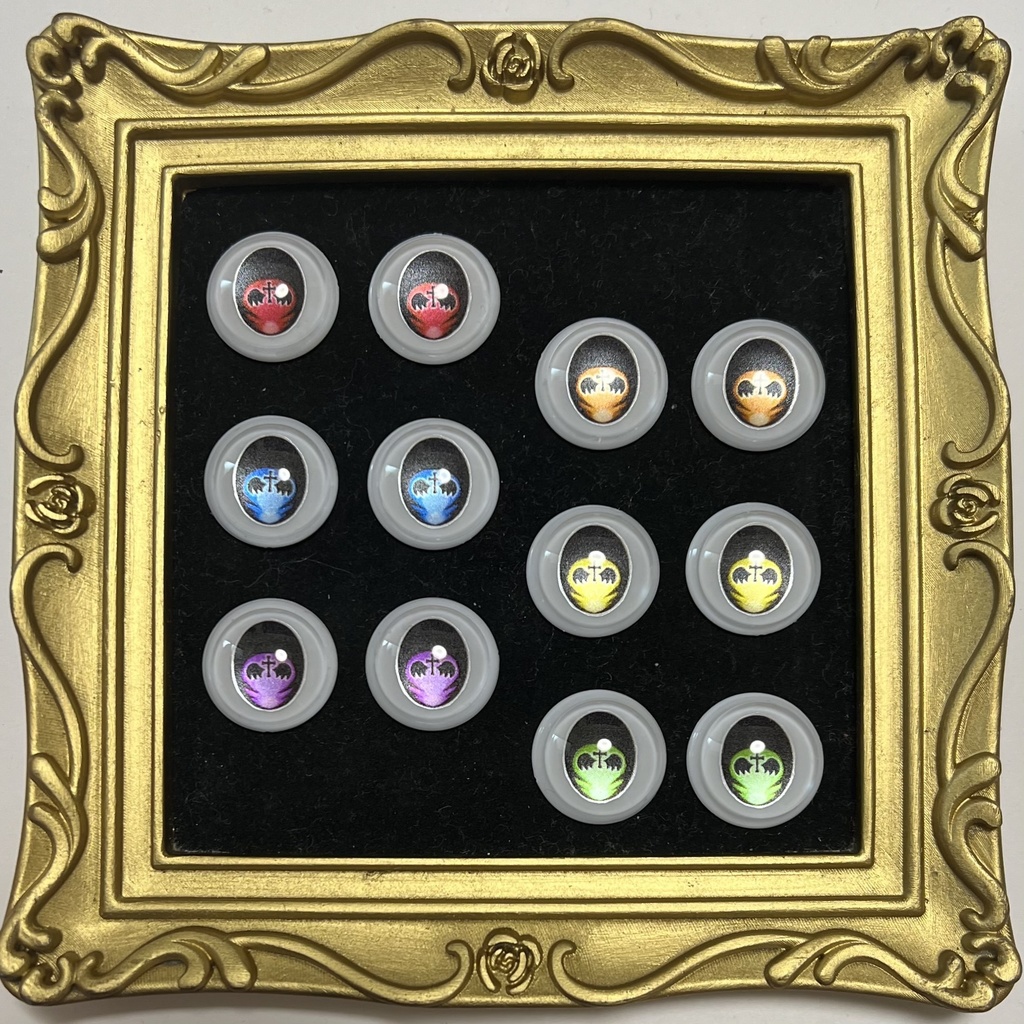 22mm相当 カボションアイ(クロス)