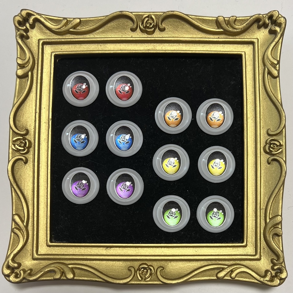 22mm相当 カボションアイ(ローズ)