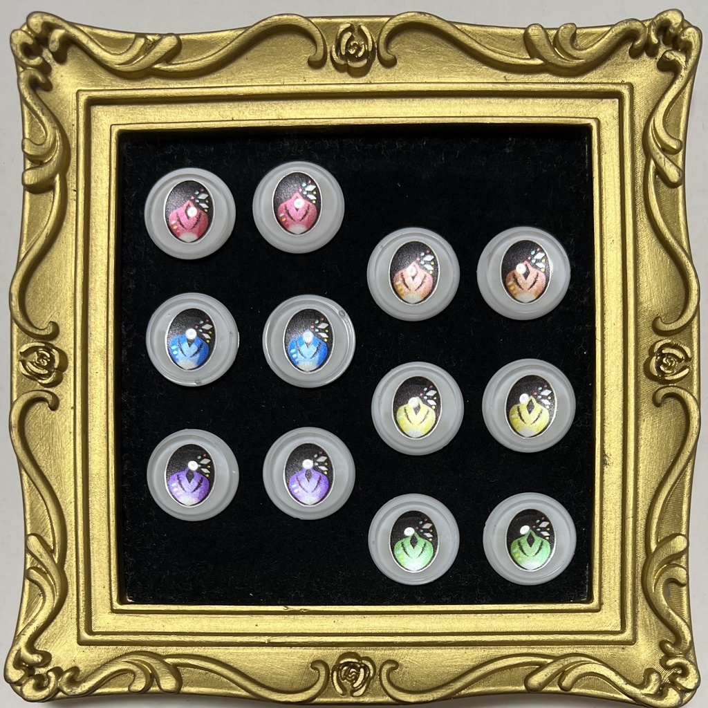 22mm相当 カボションアイ(きらめき)