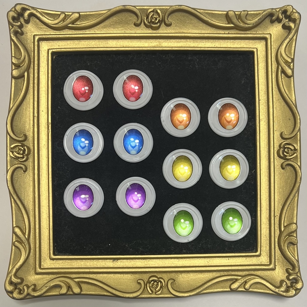 22mm相当 カボションアイ(フラット)