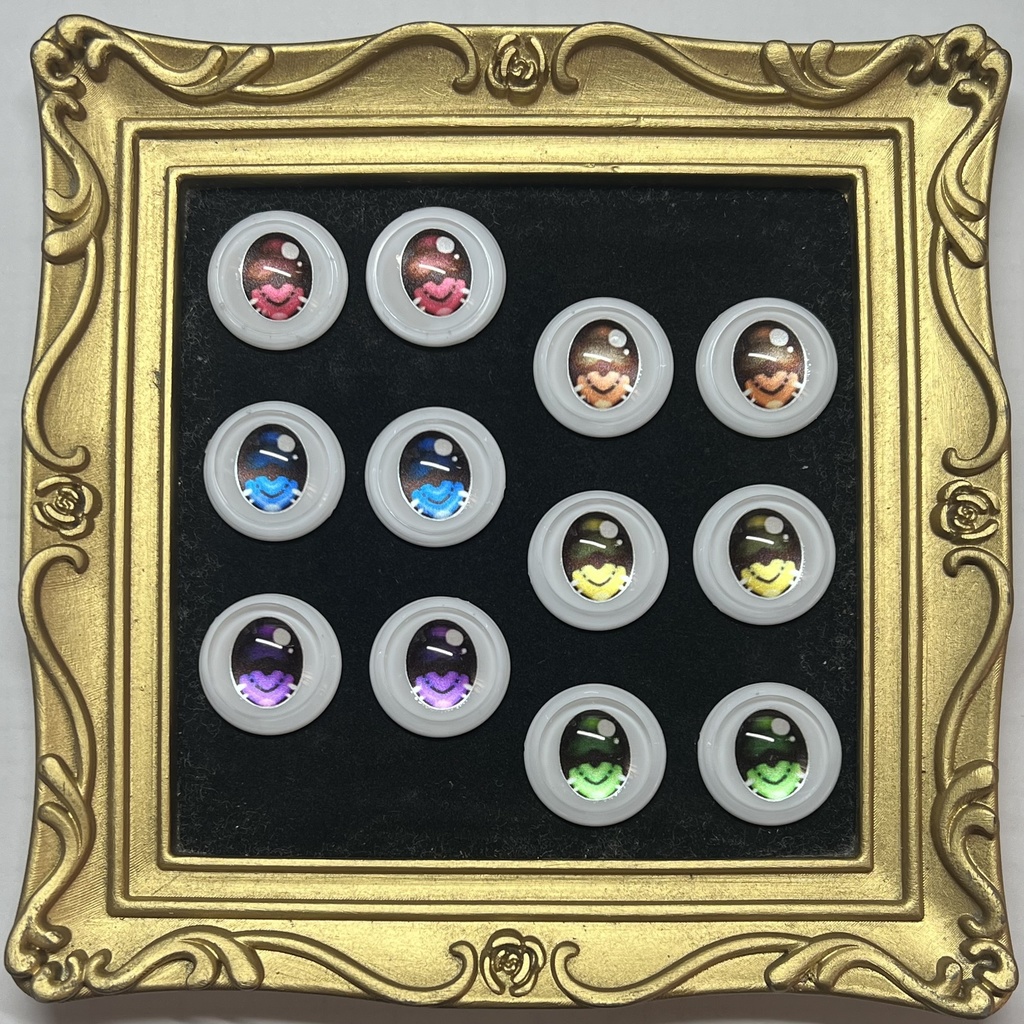 22mm相当 カボションアイ(こころ トップハイライト)