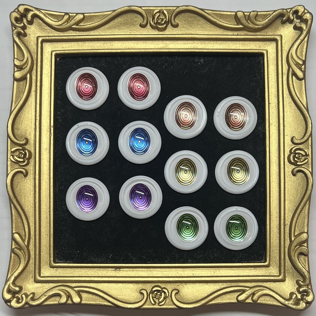 22mm相当 カボションアイ(同心円 ver2)