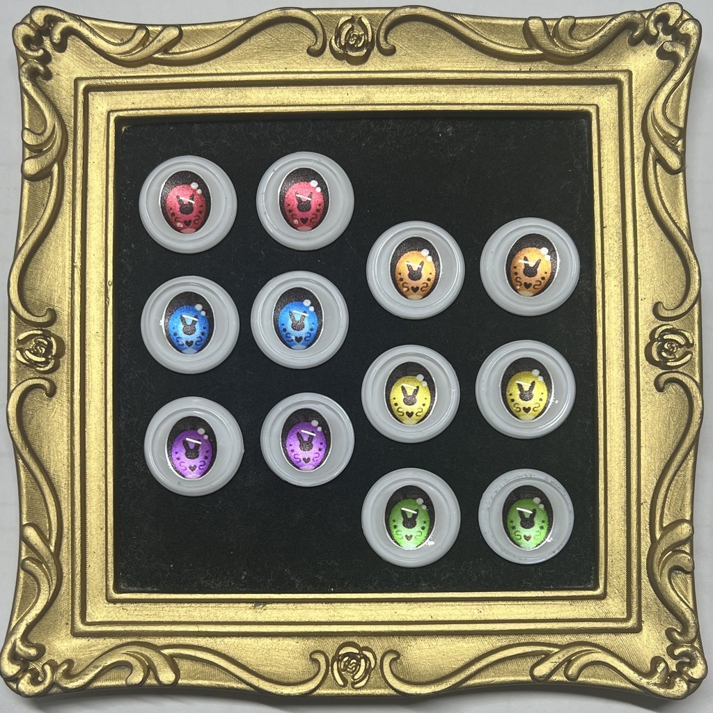 22mm相当 カボションアイ(うさぎ)