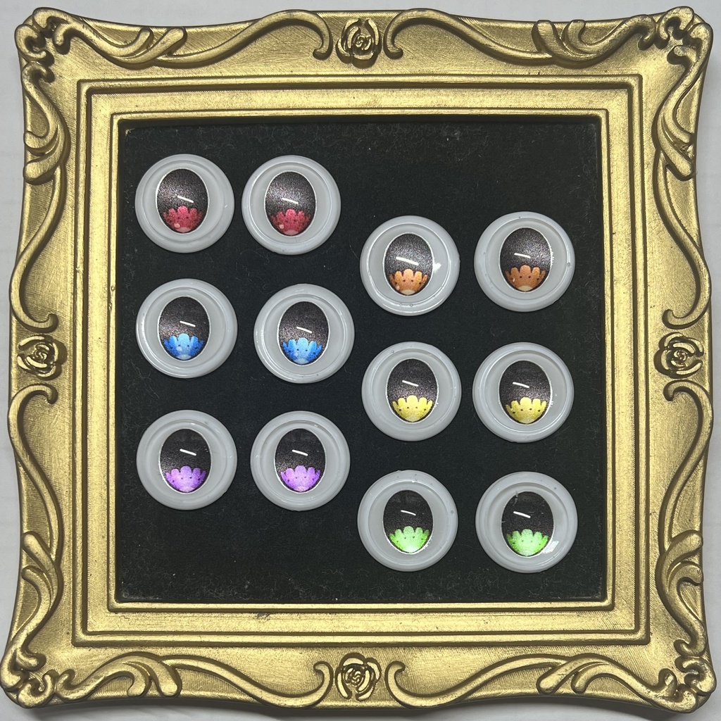 22mm相当 カボションアイ(ピエロ)