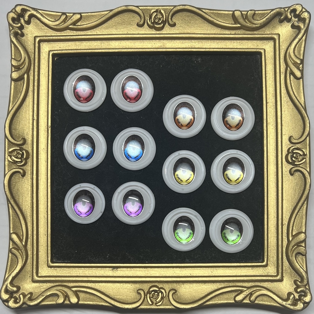 22mm相当 カボションアイ(発光)