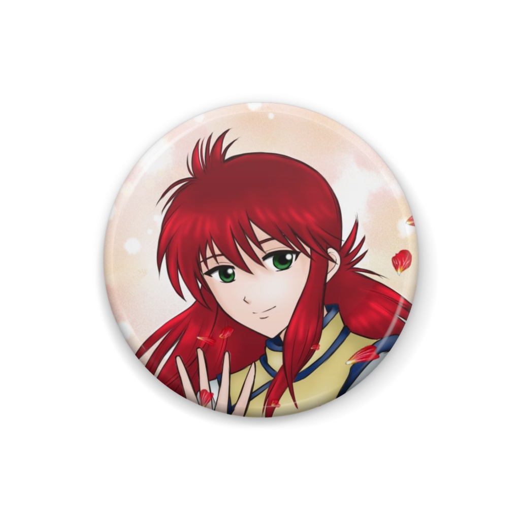 蔵馬　缶バッジ