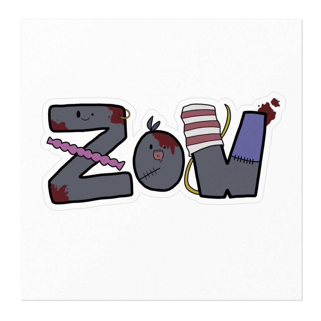 あなたもゾンB子に ZOW シール