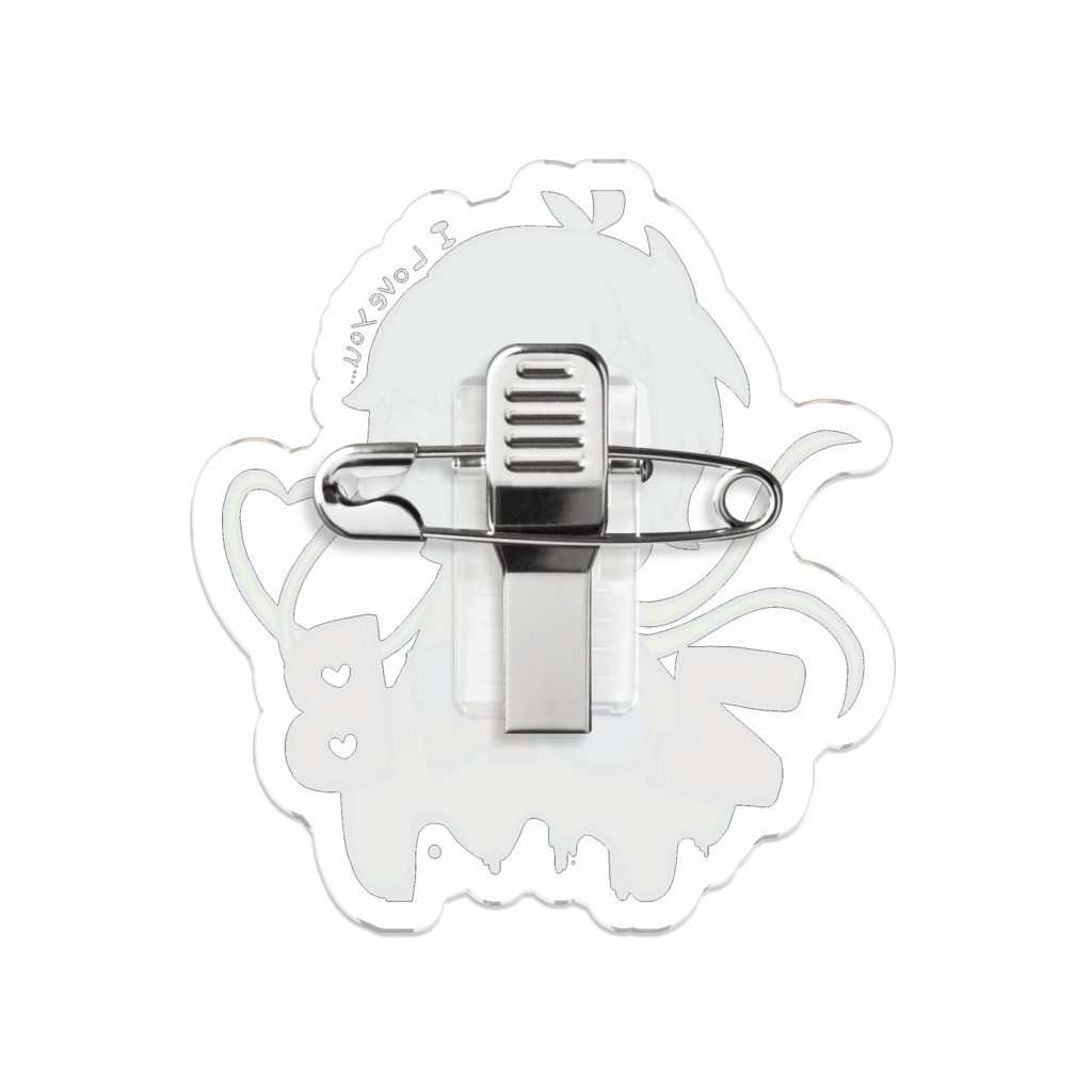 どこでもいっしょアクリルバッチ