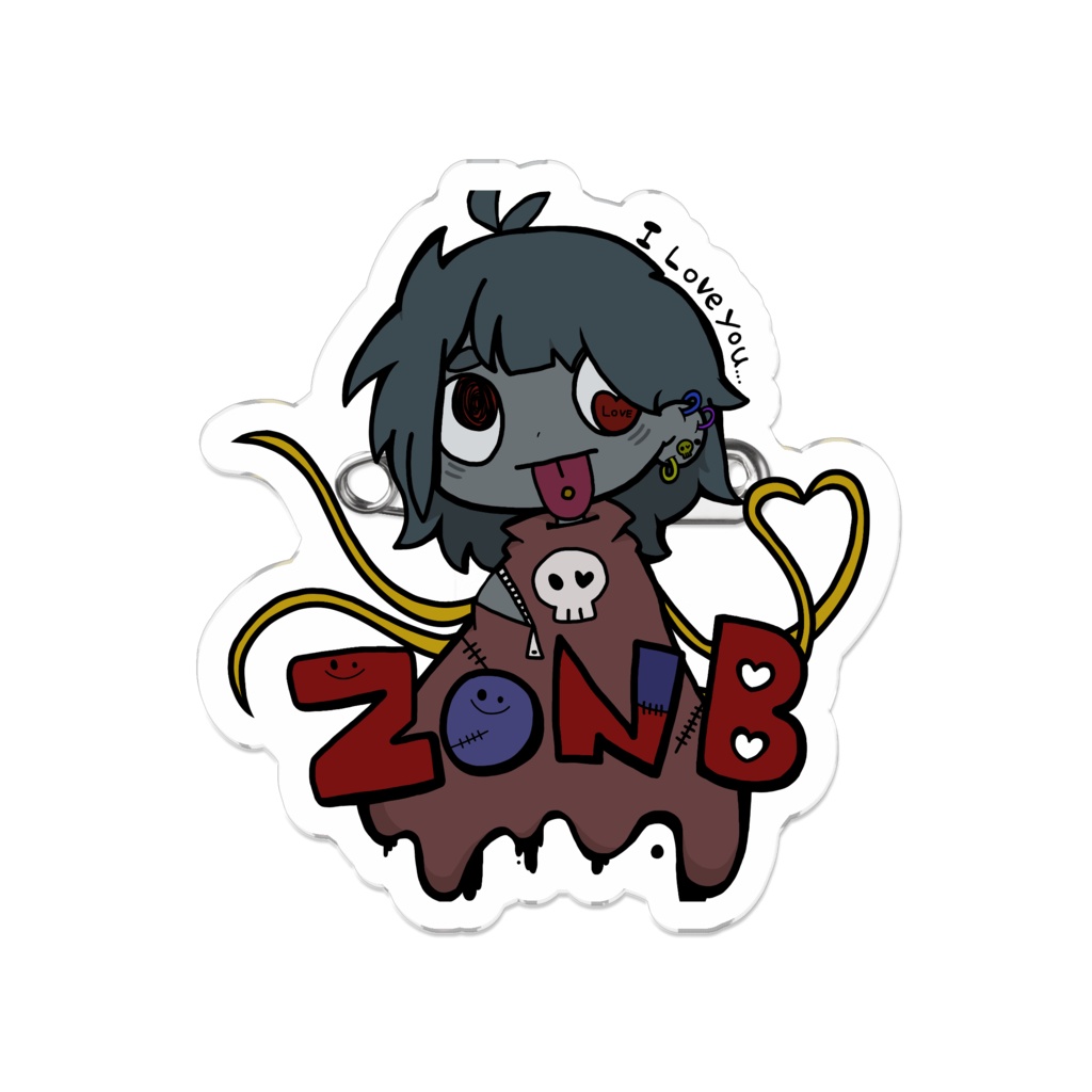 どこでもいっしょアクリルバッチ