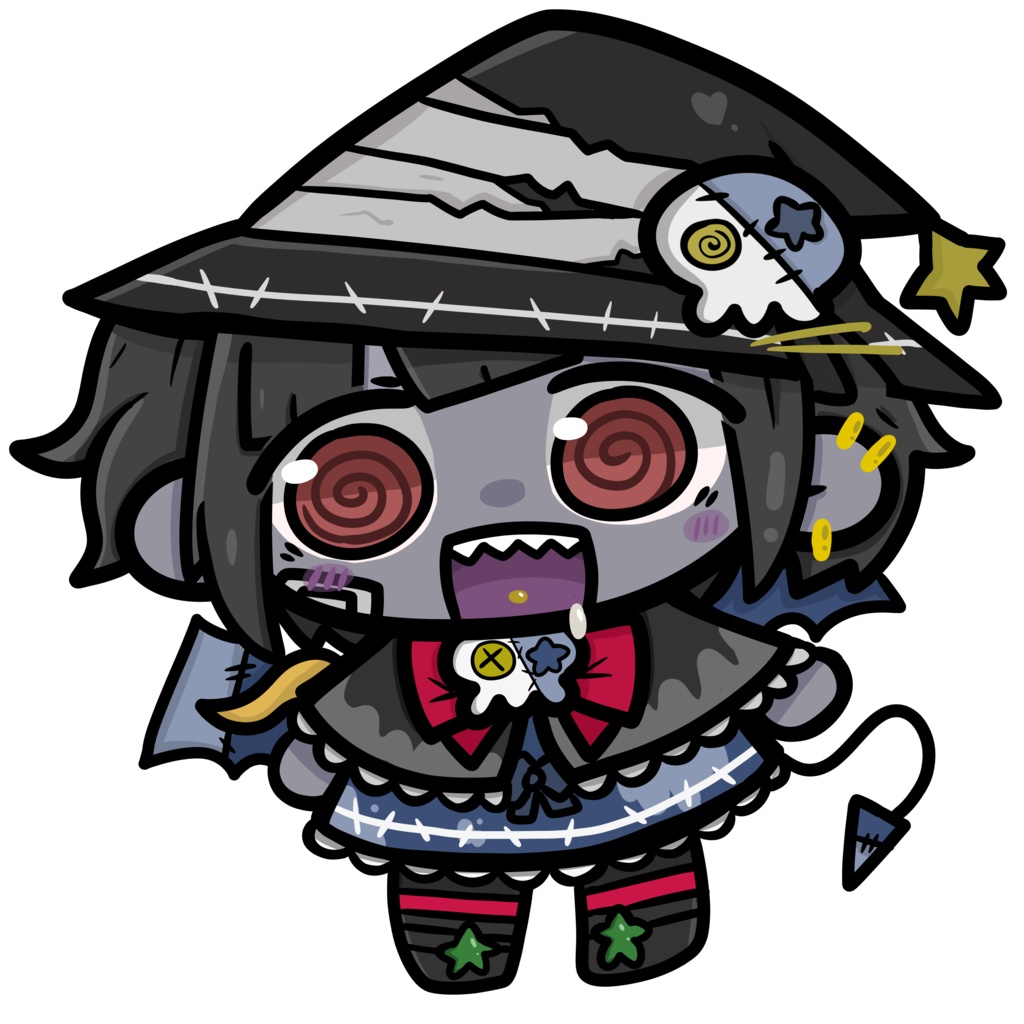 ゾンB子魔女衣装あくすた