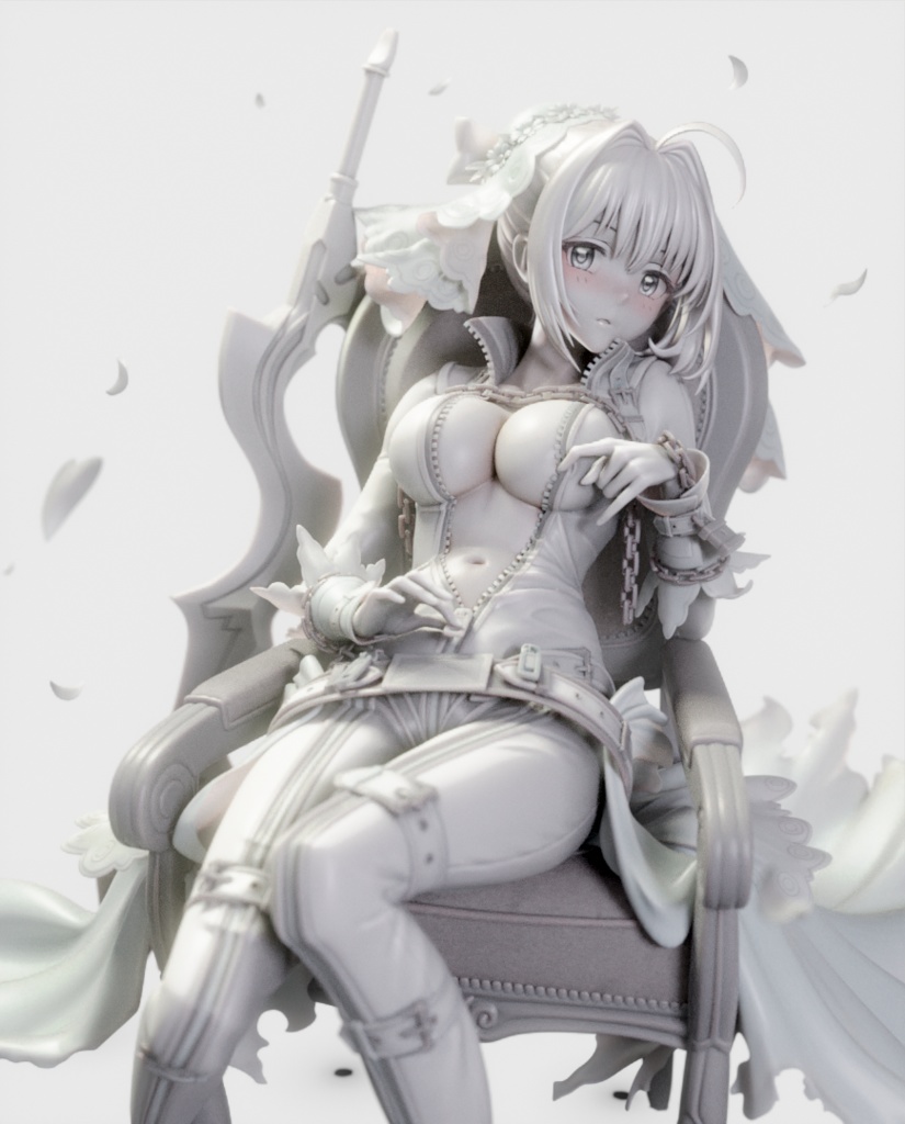 セイバー・ブライド (Saber Bride) (blend file)